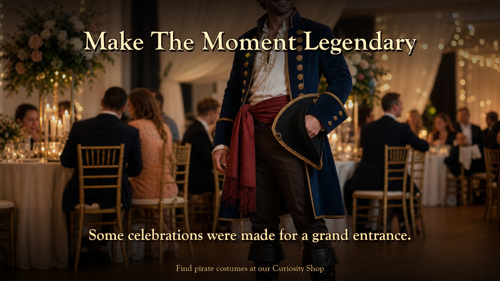 Make The Moment Legendary. Some celebrations were made for a grand entrance.