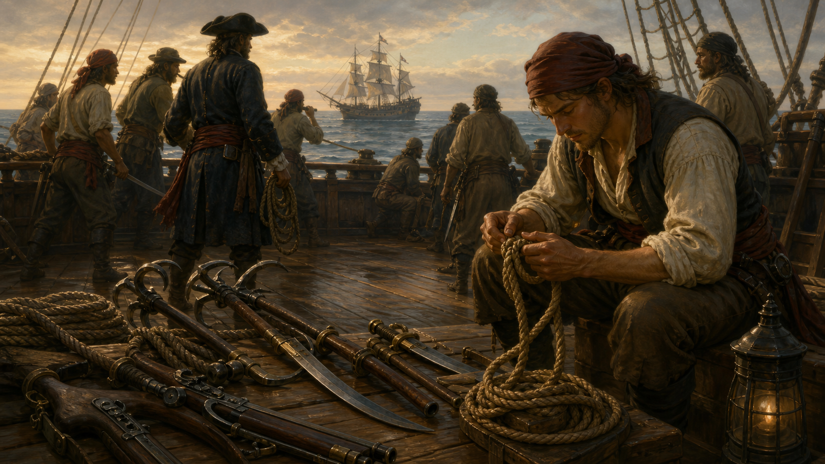 The Pirate Even Other Pirates Had Reason to Fear editorial illustration.