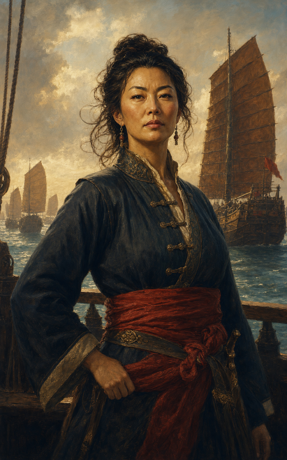 The Pirate Queen Who Made Empires Sit Down and Negotiate editorial illustration.
