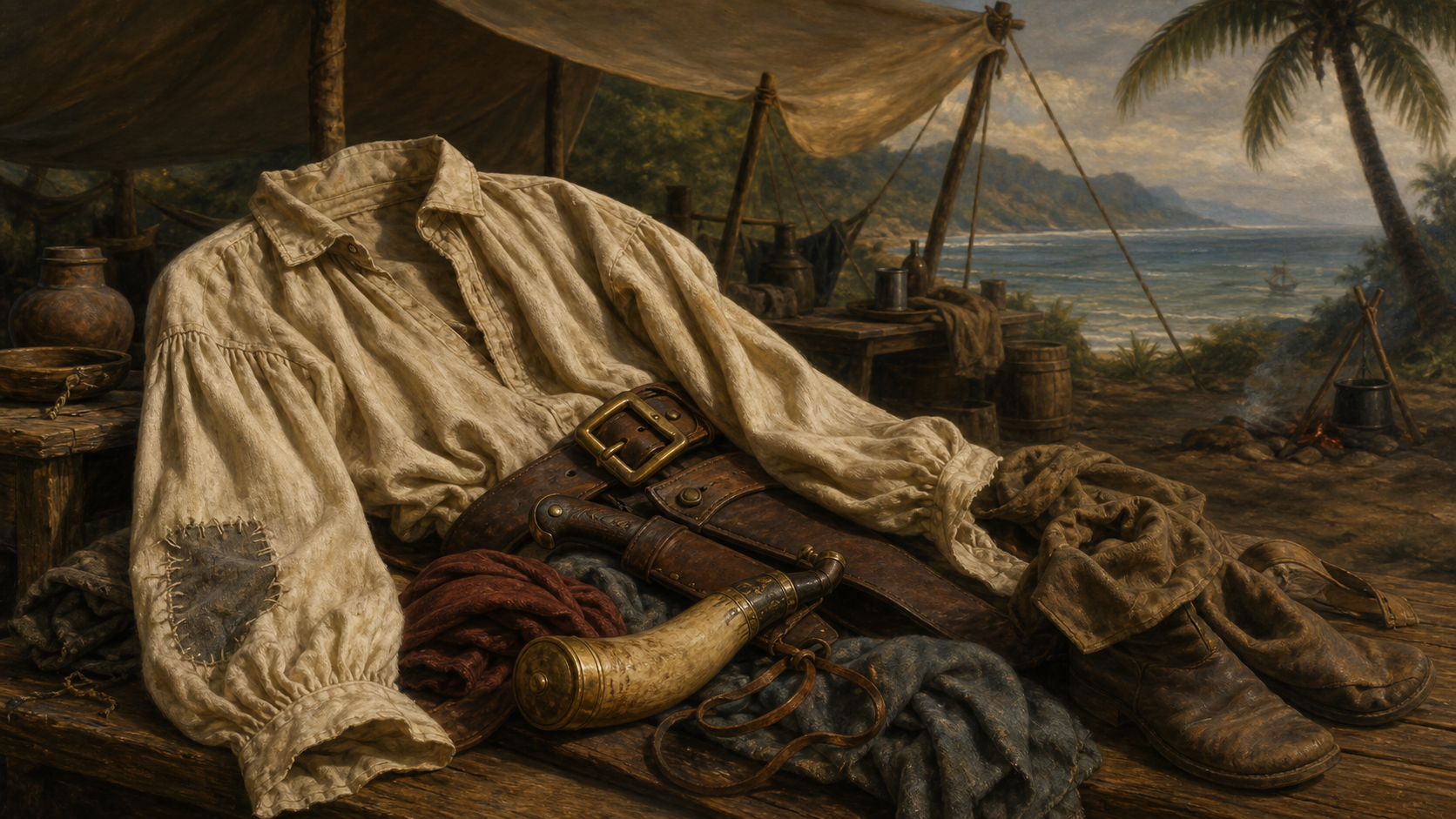 Buccaneer clothing and practical Caribbean attire.