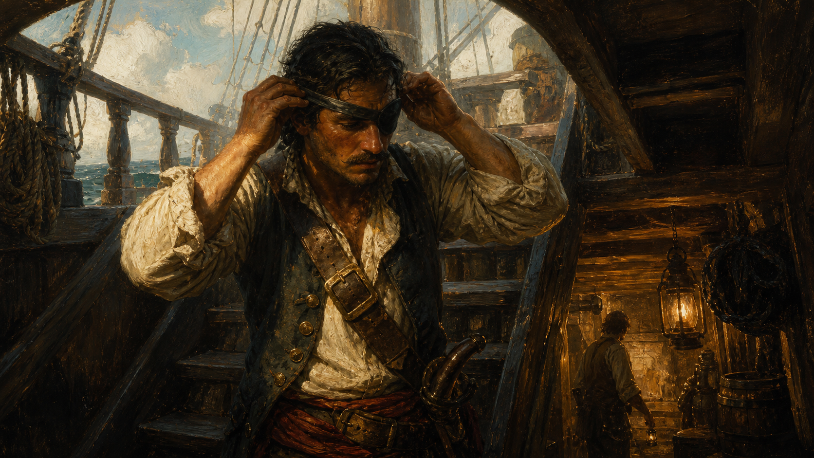 Pirate eye patch fact and fiction.