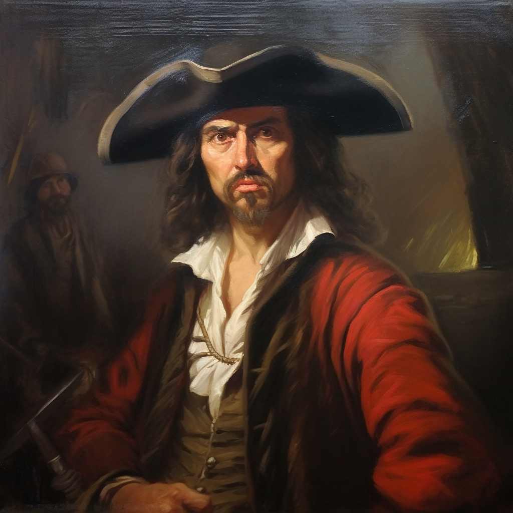 Imagined portrait of Jean Laffite